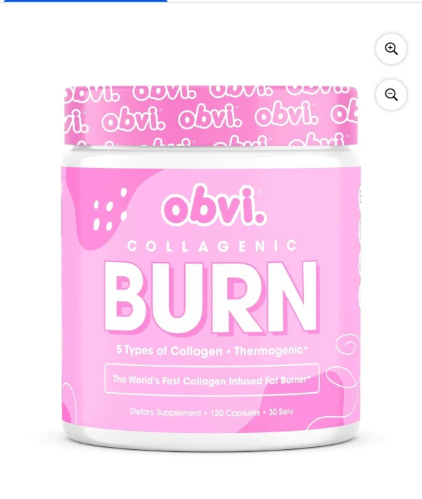 🔥 OBVI COLLAGENIC BURN – Quema grasas + Colágeno en una sola cápsula's foto | Suplementos Tittos |  BizneCubano