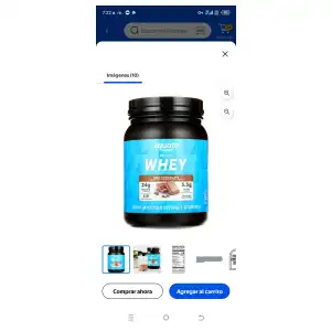 Whey protein Equate 22 servicios miniatura 2